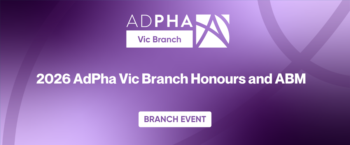 Vic Branch | 2026 AdPha Vic Branch Honours and ABM